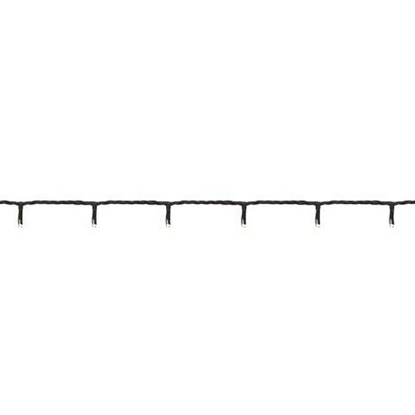 Pisca com 100 Leds Branco Quente 8 Funções Cordão Verde 5m 220V Macho e Fêmea