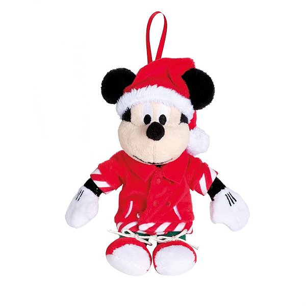 Natal Disney - Mickey Camiseta com Bolso Vermelho e Branco P