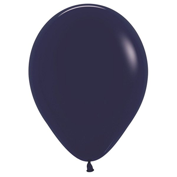 Balão Latex Fashion Azul Naval 5" / 13cm - 50 Un