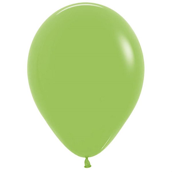 Balão Latex Fashion Verde Lima 15" / 23cm - 25 Un