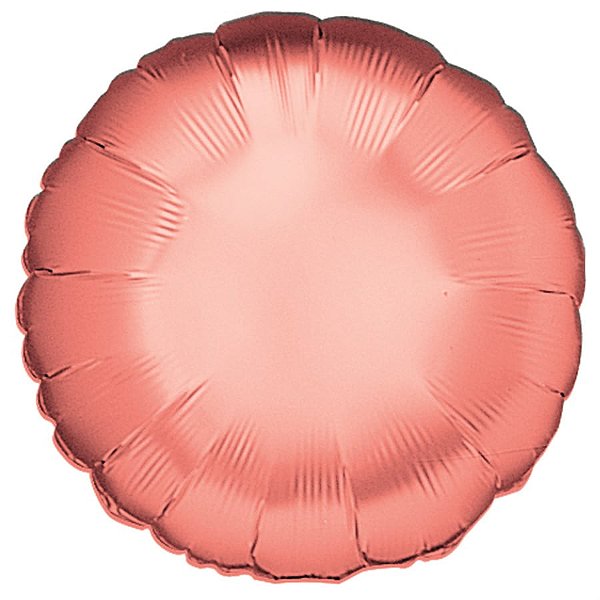 Balão Metalizado Redondo Rosê Gold 18'' / 45cm