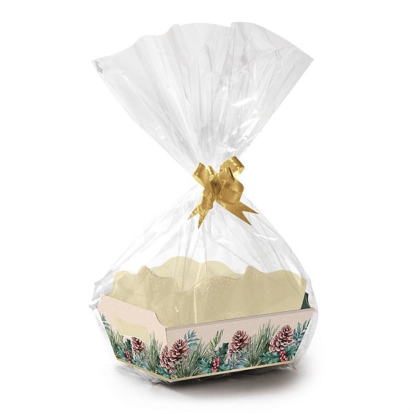 Kit Cesta Pinha M 22X15X9 Kit com 1 Pacote