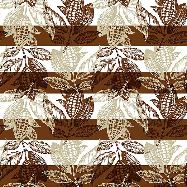 Folha Poli Páscoa Perolado Ombre Marrom 69X89 - 25