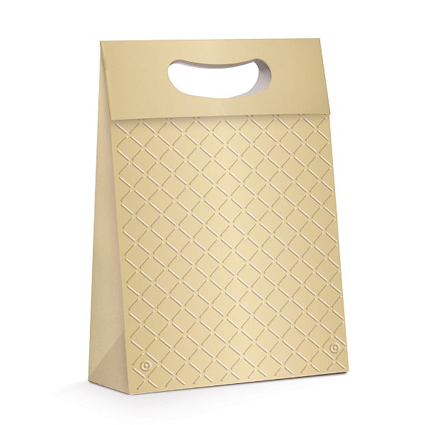 Caixa Plus Textura Ouro G 26x11x40 - 1 Un