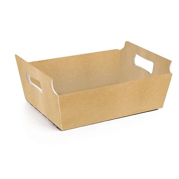 Cesta de Cartão Kraft G 32x24x11 - 10 Un