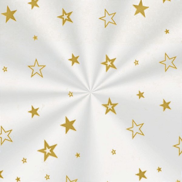 Saco Transparente 11x19,5 Estrela Ouro - 100 Un