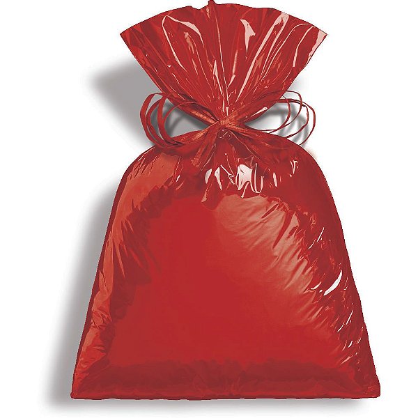 Saco Metalizado 20x29 Metalcor Vermelho - 50 Un