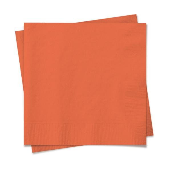 Guardanapo Texturizado Laranja 32,5x32,5 com 20 Folhas