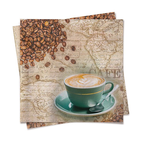 Guardanapo Cafe 32,5x32,5 com 20 Folhas