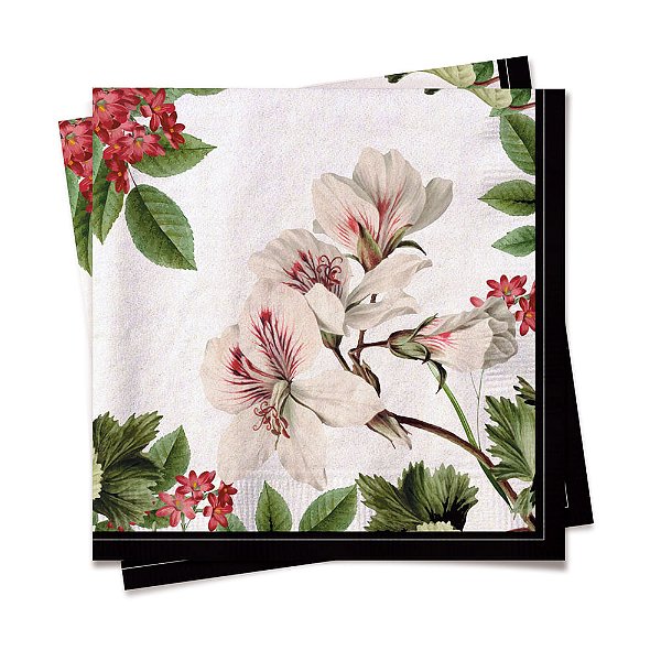 Guardanapo Branca 32,5x32,5 com 20 Folhas