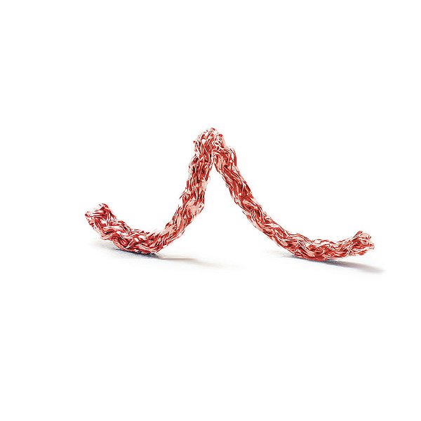 Fio Metalizado Aramado Vermelho 2mmx10m - 1 Un