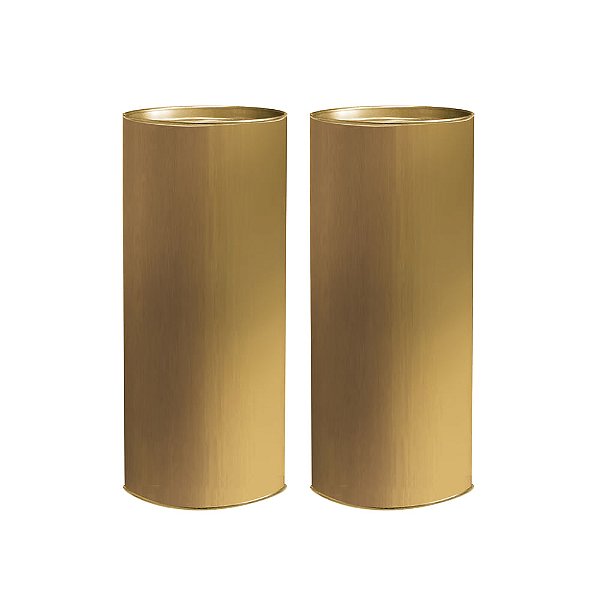 Lata para Presente 29,5x11,5cm Ouro GG - 1 Un