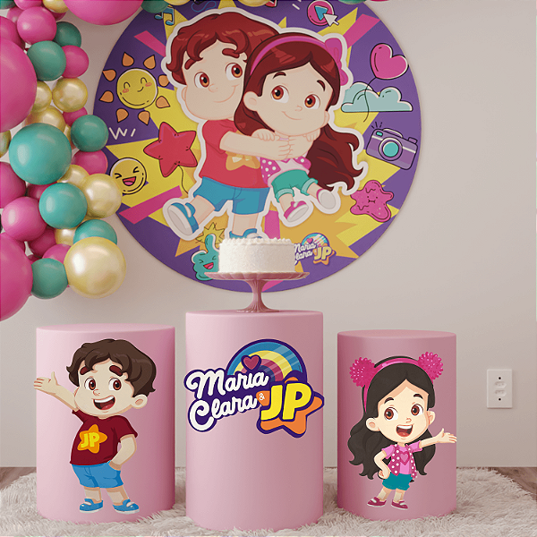 Painel Relevo para Decoração Festa Maria Clara e JP - JP