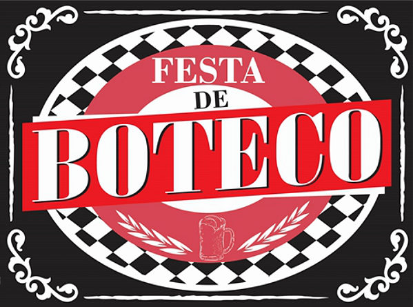 Painel Retangular de TNT Decoração Festa de Boteco - 1 Un