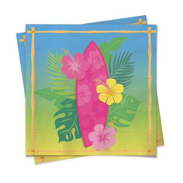 Guardanapo Festa Havaiana 24,5x24,5 - 20 Folhas