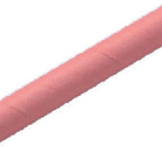 Canudo Papel Liso Rosa Bebê - 20 Un