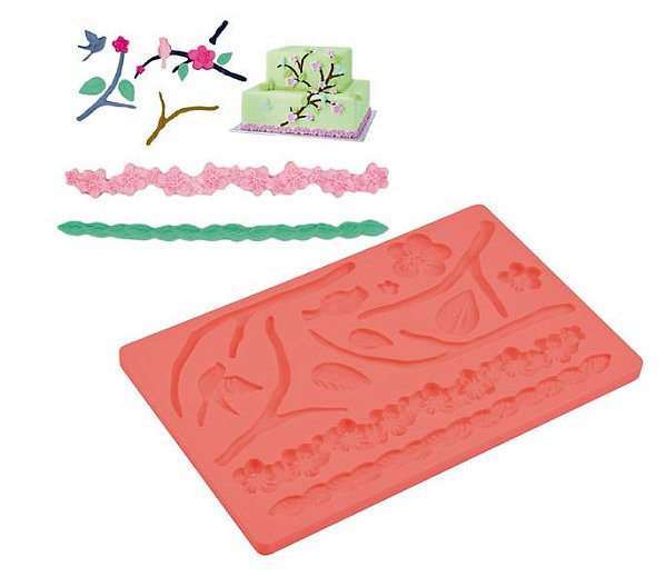 Molde de Silicone Confeitaria - FT209