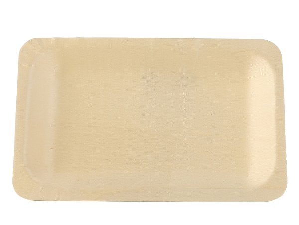 Bandeja de Madeira 20x13cm - 5 Un