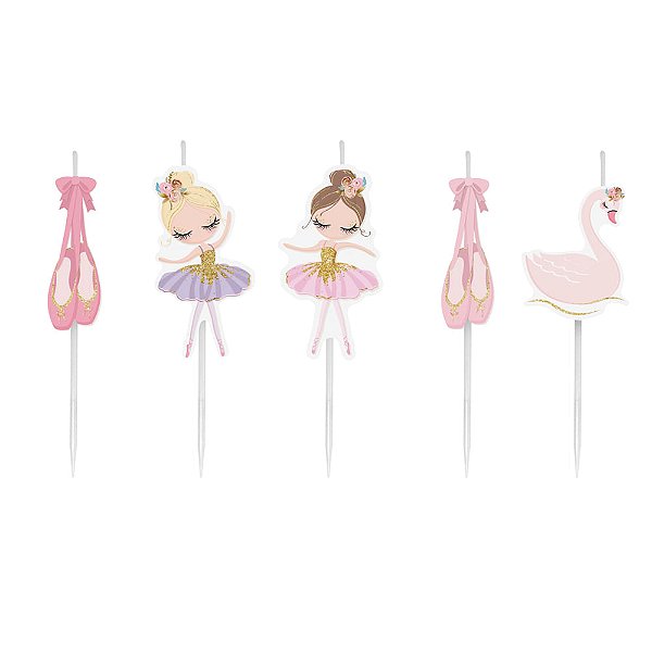 Vela 2D Bailarina - 5 Un
