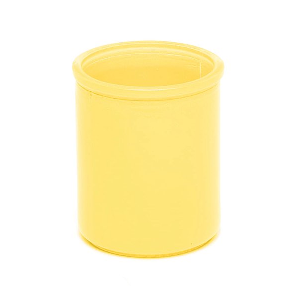 Vaso Decorativo Cilindro P Amarelo 8,5x8,5x10 - 1 Un