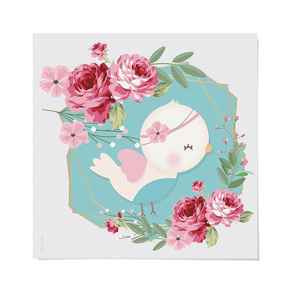 Cartela Transfer para Tecido Jardim Encantado 2 com 13x13cm - 1 Un