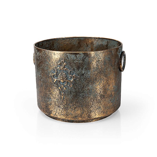 Balde com Alça Metal Gold - M