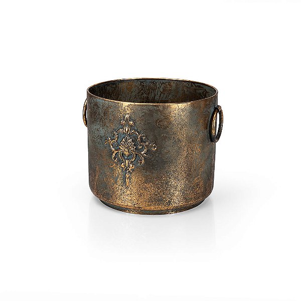Balde com Alça Metal Gold - P