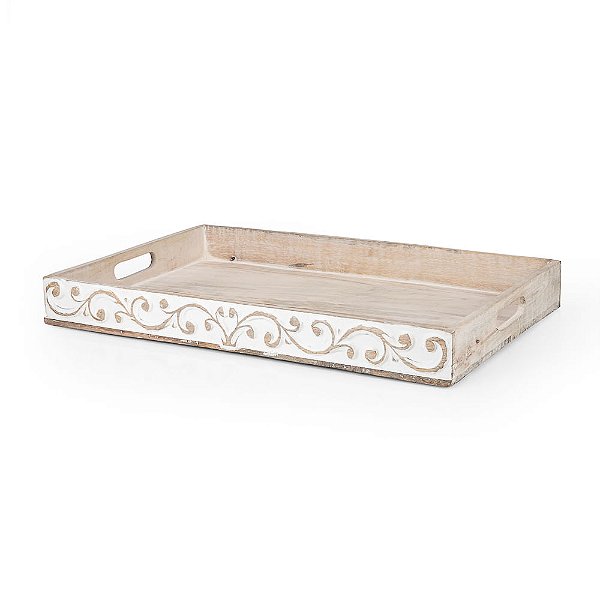 Bandeja Madeira Lisse - G 53x35,5x6