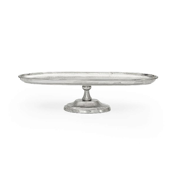 Base Metal Oval Alta Silver - M 66x19x16
