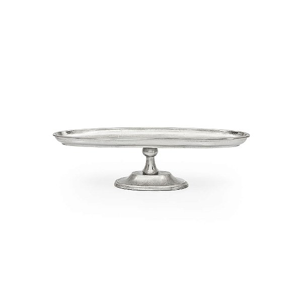 Base Metal Oval Alta Silver - P 54x16x15
