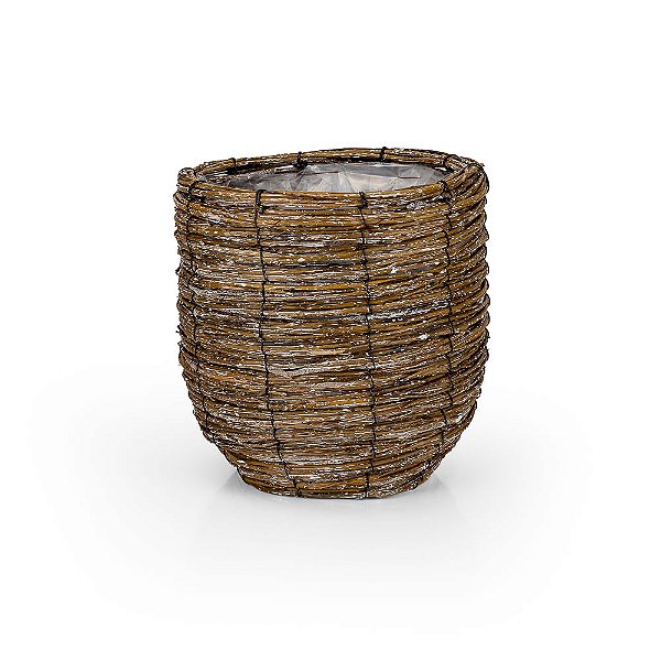 Cachepot Ninho Arredondado - M 23x23x24