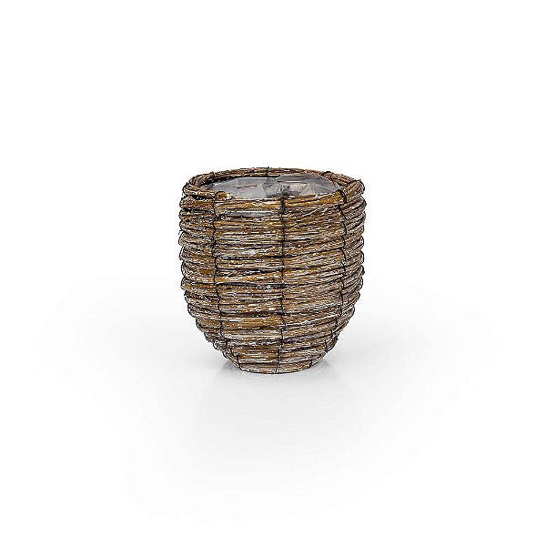 Cachepot Ninho Arredondado - P 17x17x17