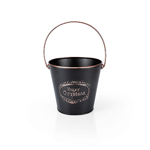 Cachepot Redondo Metal Liverpool - M 17x17x17