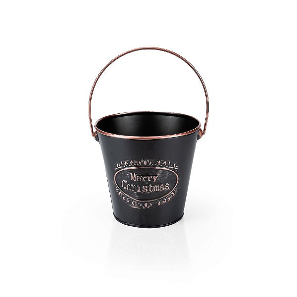 Cachepot Redondo Metal Liverpool - P 15x15x15