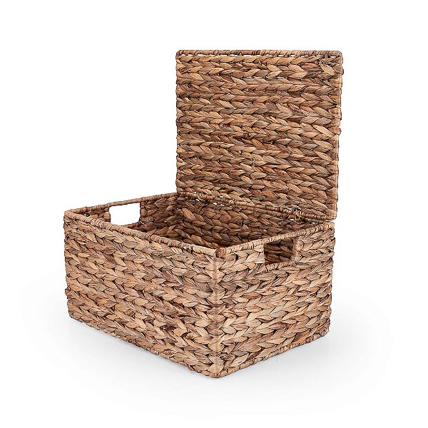 Caixa Cesto com Tampa Koloa - G 42,5x31x23