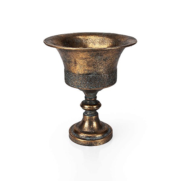Cálice Metal Rendado Gold - M