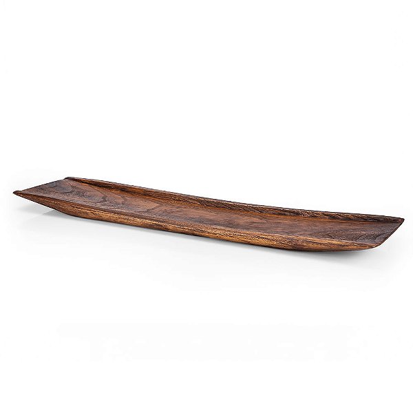 Centro de Mesa Madeira Retangular Tupi 80x20x4