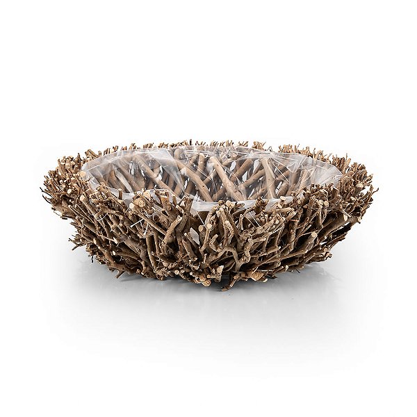 Centro de Mesa Redondo Unha de Gato - M 43x43x13