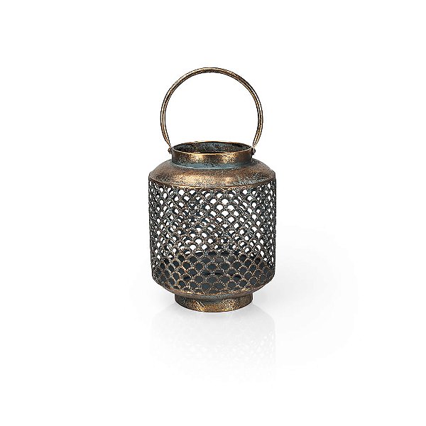 Luminária Telada Metal Gold - P 20x20x25