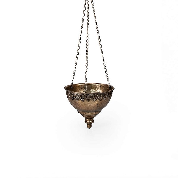 Suspenso Metal Imperial Gold 24x24x21