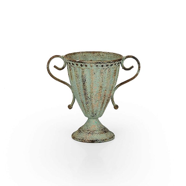 Taça com Alça Ferro Acqua 14x12x18,5