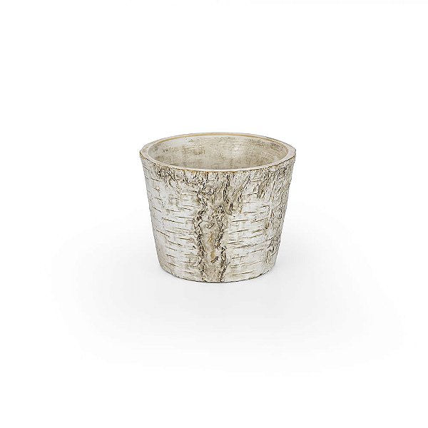 Vaso Cerâmica Clara Franzida - M 18x18x15