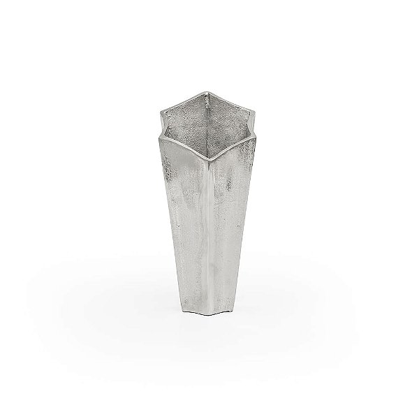 Vaso Metal Geiser Silver - P 14X13X31