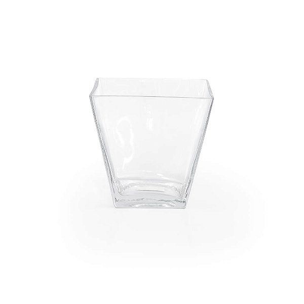 Vaso Vidro Triângulo 17,5X17,5X17,5