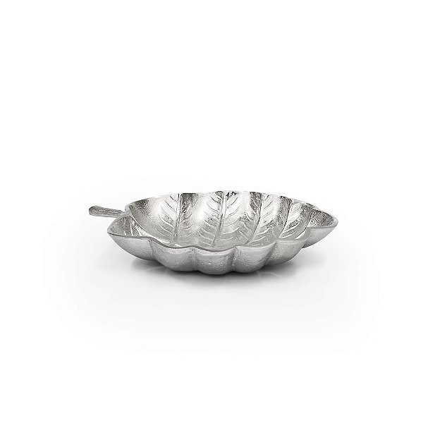 Bandeja Metal Hortelã Silver - P 32,5x27x5,5