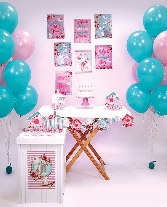 Kit Vai Ter Festa G Jardim Encantado