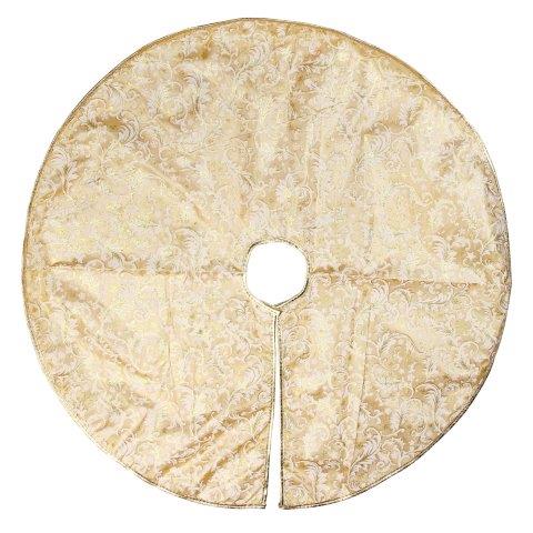 Saia para Árvore com Folhas Ouro 70cm