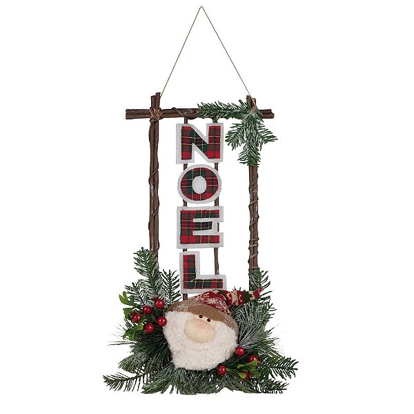 Arranjo Boneco Neve e Noel