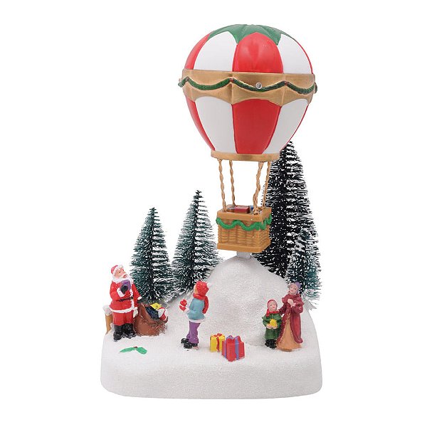 Cenário com Noel e Balão