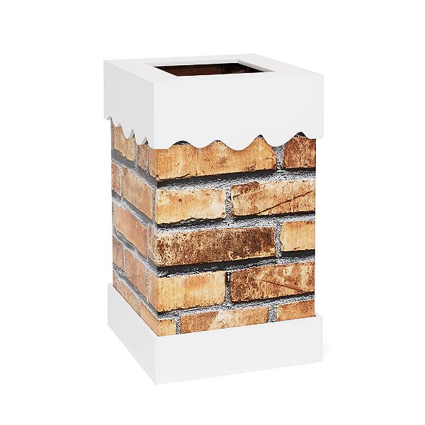 Chamine Decoraiva em Mdf Branco P